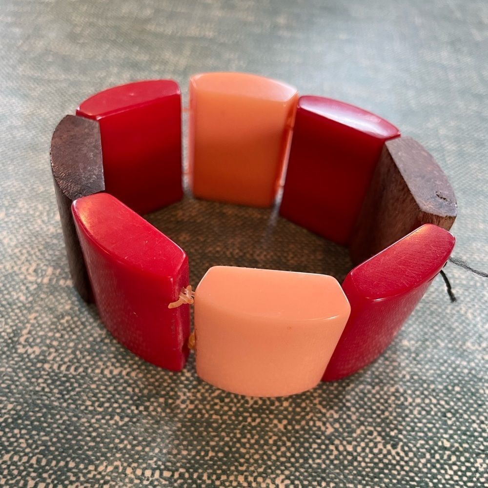Elastic Chunky Block Bracelet